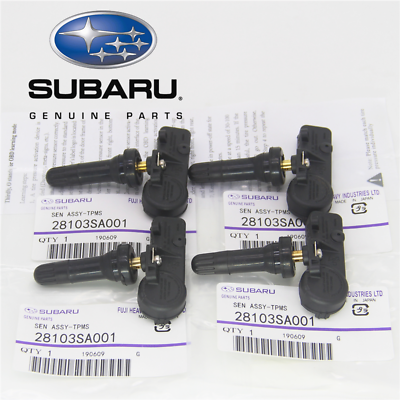 #ad Set of 4PCS TPMS Tire Air Pressure Sensors 28103SA001 28103AJ00A for Subaru WRX $37.99