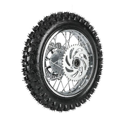 #ad 12quot; Rear Back Wheel 80 100 12 Tyre Rim Fo Disc Brake Dirt Bike CRF70 KX65 KLX110 AU $105.44