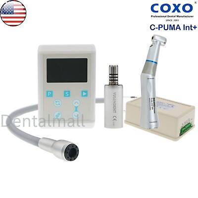 #ad COXO Dental Built in Electric Motor BEING 1:1 Fiber Optic Contra Angles FG1.6mm $469.99