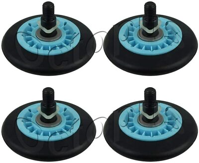 #ad 4 Pack Dryer Drum Roller Wheel Fits DC97 16782A AP5325135 PS4221885 $32.99