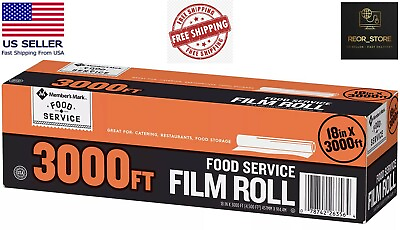 #ad Restaurant Foodservice Film 18quot; x 3000#x27; Free And Fast Shipping $36.57