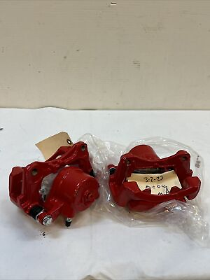 #ad Front 5427 Pair of High Temp Red Powder Coated Calipers 22104 $71.99
