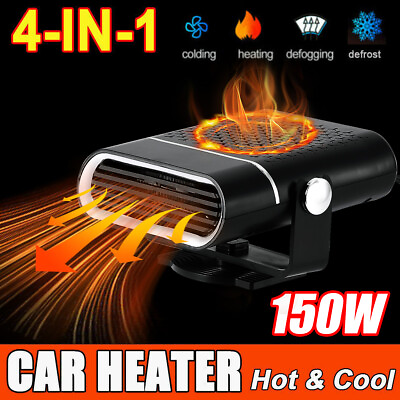 #ad 12V 150W Portable Electric Car Heater Heating Fan Defogger Defroster Demister $11.25