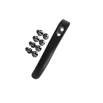 #ad #ad Kizer Titanium Pocket Clip with Screws for Folding Knives KS201 Black $15.00