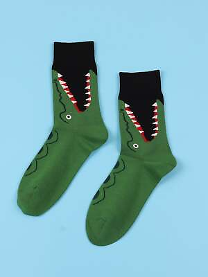 #ad Crocodile Alligator Crew Socks Funny Socks for Men Novelty Socks Funky Socks $6.32