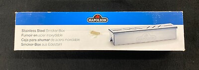 #ad Napoleon Stainless Steel Smoker Box 67013 NIB Outdoor BBQ Grill Master Flavour $21.88