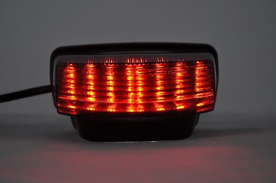 #ad Sequential Tail Light LED Clear Integrated Turn Signal Honda 2007 2012 CBR600RR $65.66