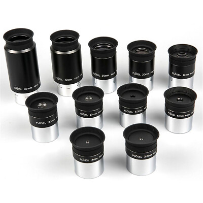#ad 1.25quot; Plossl Eyepiece 4 Element 3.6mm to 40mm Astronomical Telescope Accessories $25.91