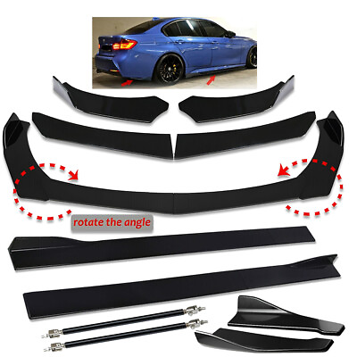 #ad For Universal Bumper lip Front 78.7quot;Side Skirt Extension Rear diffuser Lip US $79.99