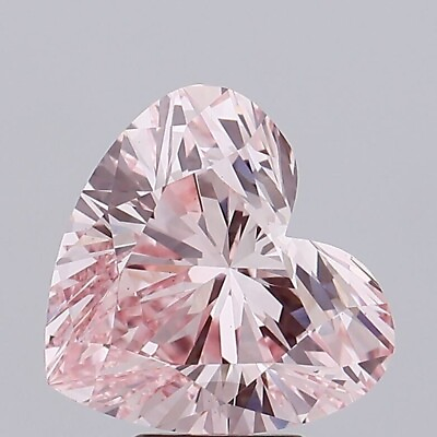 #ad Fancy Intense Heart Pink Color 2 Ct VS1 Loose Diamond IGI Certified Lab Grown $792.00