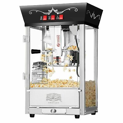 #ad Great Northern Black Antique Countertop Style Popcorn Popper Machine 8 Ounce $190.99