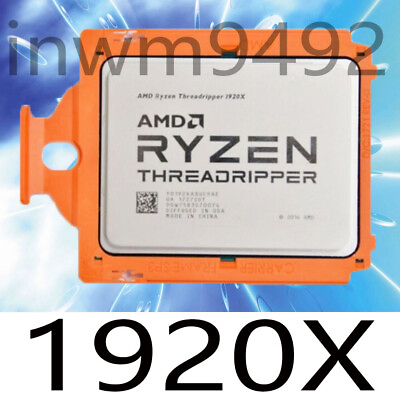 #ad AMD Ryzen Threadripper 1920X 3.5 GHz 12 core socket str4 supports x399 processor $145.00