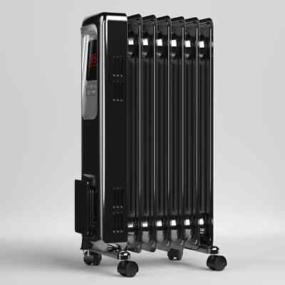 #ad Portable Space Heater 1500 W Digital Electric Oil Filled Radiant Auto Shut Off $133.47