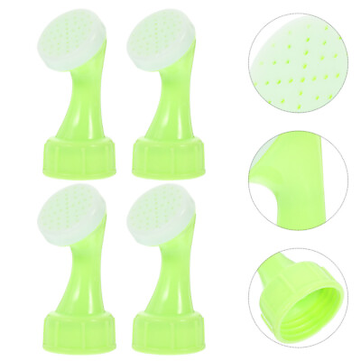 #ad 4 Pcs Watering Can Nozzle Plastic Bottle Caps for Plants Sprinklers Bottles $9.78