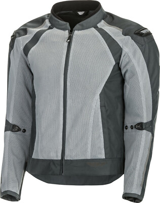 #ad Fly Racing Men#x27;s Coolpro Mesh Jacket Grey S $42.06