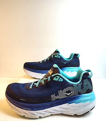 #ad Hoka One One Bondi 5 Women#x27;s 11 D Wide Blue Comfort Running Walking Gym Shoes $49.99