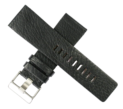 #ad 27mm watch strap handmade calf leather to fit Diesel amp; others black ZRC FRANCE GBP 19.95