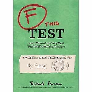 #ad F this Test: Even More of the Very Paperback by Benson Richard Very Good $4.79