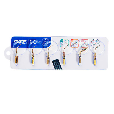 #ad 6Pcs Woodpecker Dental Ultrasonic Piezo Scaler Set Tips Fit DTE LED Handpiece $22.99