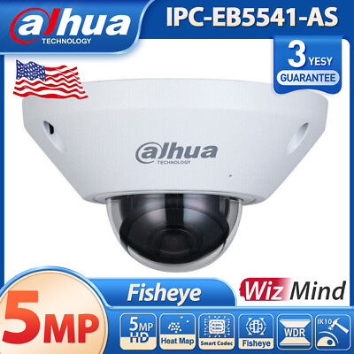 Dahua IPC EB5541 AS 5MP Fisheye WizMind Starlight Panoramic IP Camera MIC PoE US $134.90