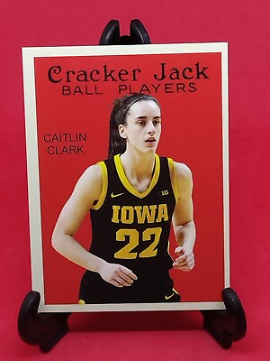#ad Caitlin Clark Rookie Card Cracker Jack Iowa Hawkeyes Indiana Fever WNBA #1 Pick $8.95