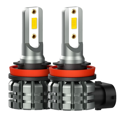 #ad Pair LED AUXITO H11 H9 H8 Fog Driving Light Lamps 4000LM Xenon Yellow 3000K L3 K $19.69