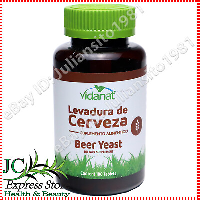 #ad BEER YEAST LEVADURA DE CERVEZA 180 TABLETS SOURCE OF ENERGY BAD CHOLESTEROL $12.74