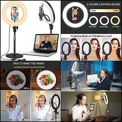 #ad 10.5#x27; Light Ring Video Conference Lighting Online MeetingVideo Call Ringlight $47.25