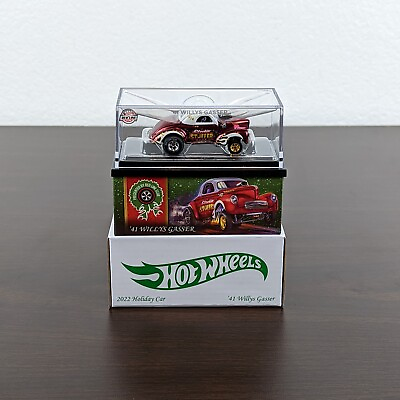 #ad Hot Wheels RLC Exclusive ’41 Willys Gasser Holiday Car 15467 30000 FREE SHIP $54.99