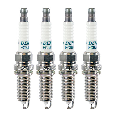 #ad Denso Iridium Long Life SIP Spark Plug Set 4 Pieces For Corolla Prius 1.8 L4 $69.95