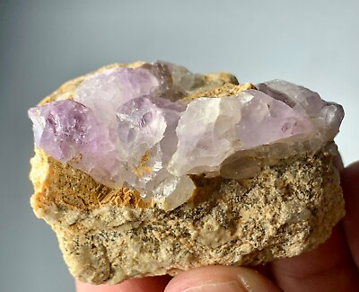 #ad 343 Cts Terminated Amethyst Crystal Bunch Specimen from Afghanistan $19.99