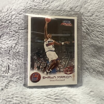 #ad Shawn Marion 1999 00 Fleer Focus Rookie Card #117R NBA RC Free Shipping 3999 $10.00