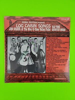 #ad Jim Greer amp; The Mac O Chee Valley Folks Log Cabin Songs LP 1966 Press NEW SEALED $24.99