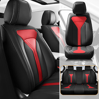 #ad For Kia OPTIMA 2016 2020 Car Full Set Seat Cover Faux Leather Luxury Cushion Pad $89.99