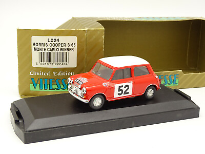 #ad Vitesse 1 43 Morris Mini Cooper S Winner Rally Mounted Carlo 1965 $33.20