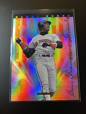 #ad 1995 Leaf Limited Barry Bonds #11 Prism Foil Baseball Card San Francisco Giants $7.45