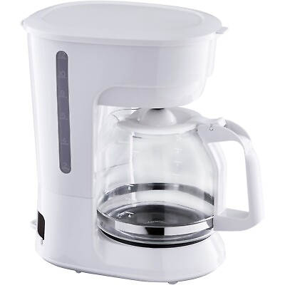 #ad Mainstays White 12 Cup Drip Coffee Maker New $14.99