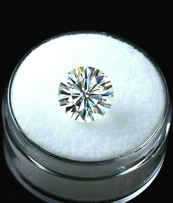 #ad 3 Ct CERTIFIED Natural Diamond Round Cut D Grade VVS1 1 Free Gift $54.99