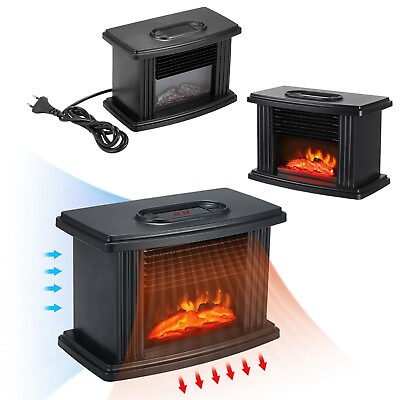 #ad Portable Electric Fireplace Stove Heater Remote Control Indoor Winter Heating $41.27