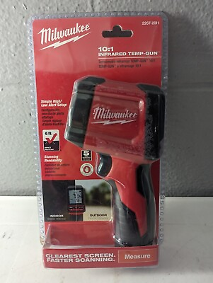 #ad Milwaukee 2267 20H 10:1 Infrared Thermometer LCD Display Temperature Gun $59.99