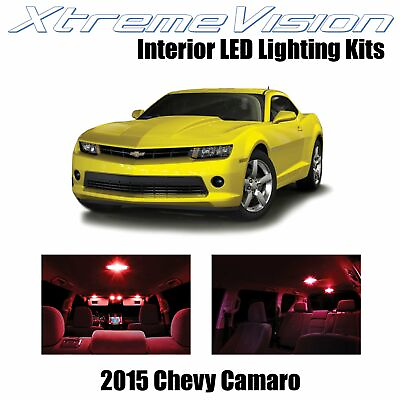 #ad XtremeVision Interior LED for Chevy Camaro 2015 6 PCS Red $9.99