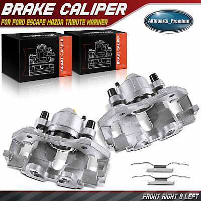 #ad 2x Brake Calipers for Ford Escape Mazda Tribute Mariner 09 12 Front Left amp; Right $108.99