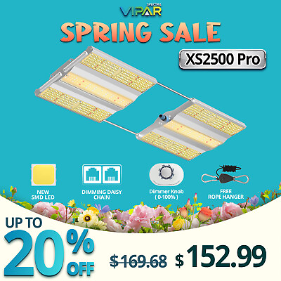 #ad VIPARSPECTRA XS2500 Pro LED Grow Light Full Spectrum for Indoor Plant Veg Flower $152.99