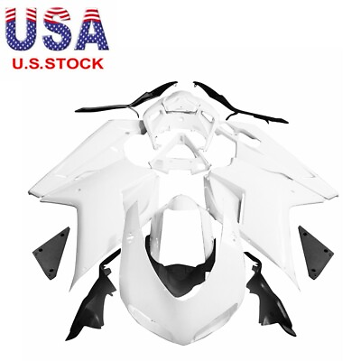 #ad Unpainted Fairing Kit Bodywork For Ducati 848 1098 1198 2007 2012 ABS Injection $203.90