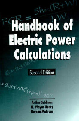 #ad Handbook of Electric Power Calculations Hardcover By Mahrous Haroun GOOD $4.76