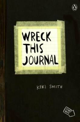 #ad Wreck This Journal Black Expanded Edition Diary By Smith Keri GOOD $3.98