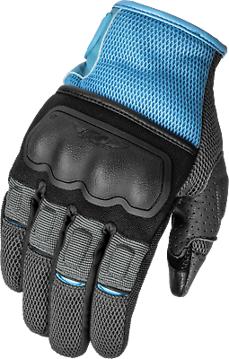 #ad Fly Racing XL Women#x27;s Coolpro Force Gloves 2023 Grey Blue 476 6303X $36.95
