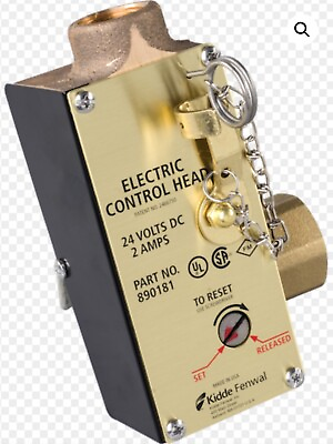 #ad Kidde Fenwal 890181 Electric Control Head 24VDC WK 890181 000 NEW IN PACKAGE $699.00