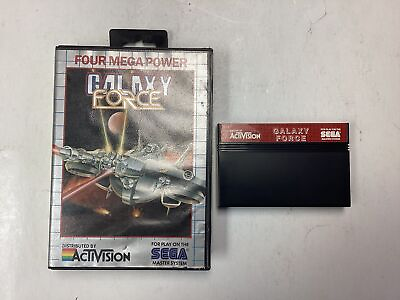 #ad Galaxy Force Power Variant Sega Master System Case and Game no Manual TESTED $62.99