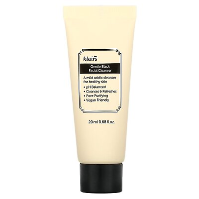 #ad Gentle Black Facial Cleanser 0.68 fl oz 20 ml $5.40